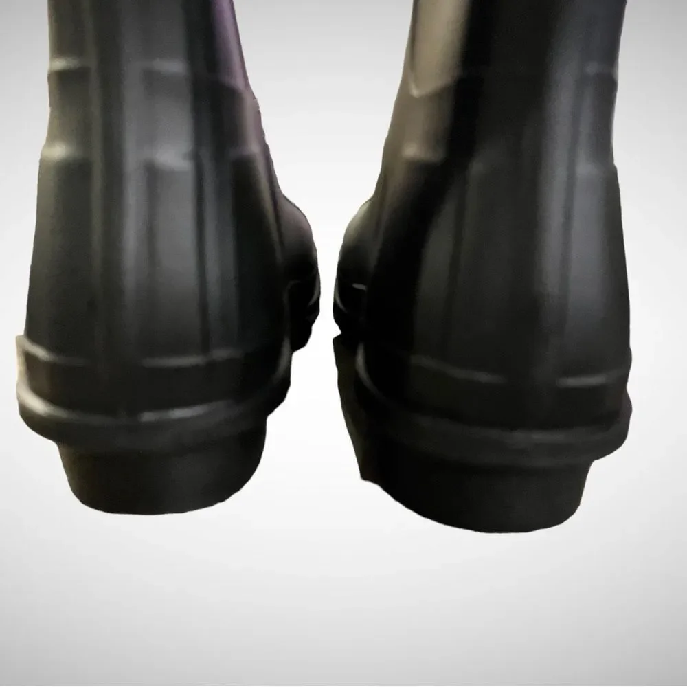 Exotic Identity Original Black Tall Rain Boots Size 10 Medium New with Tags